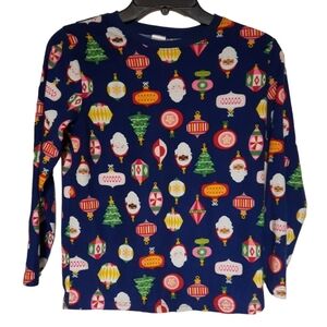 North Pole Trading Co. Boy's Long Sleeves PJ Top Size Medium (10/12H)